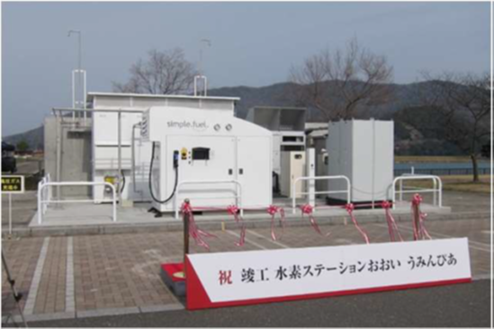 水素ステーションおおいうみんぴあ竣工式